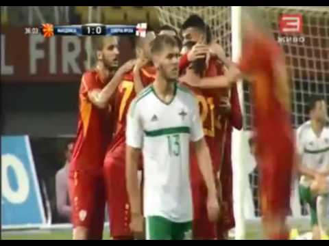 Macedonia U21 - Northern Ireland U21 Goal Doherty