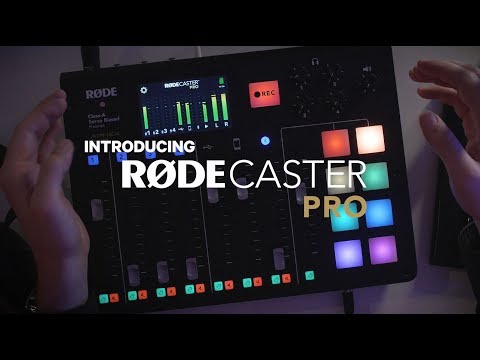 Rode RODECaster Pro Podcast Production Studio with Microphones, Shock Mounts, Pop Filters, Boom Arms and Headphones