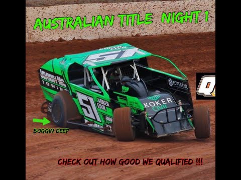 V8 DIRT Modified Australian Title Night 1 Parramatta Speedway