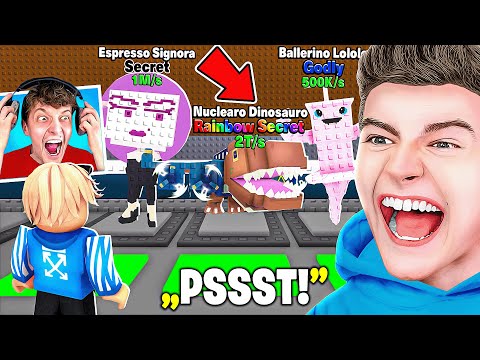 Ich KLAUE seine 0,01 % BRAINROTS bis er KOMPLETT AUSRASTET 😂 in Steal a Brainrot