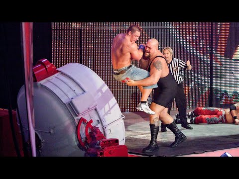 Big Show throws John Cena through a spotlight: Backlash 2009