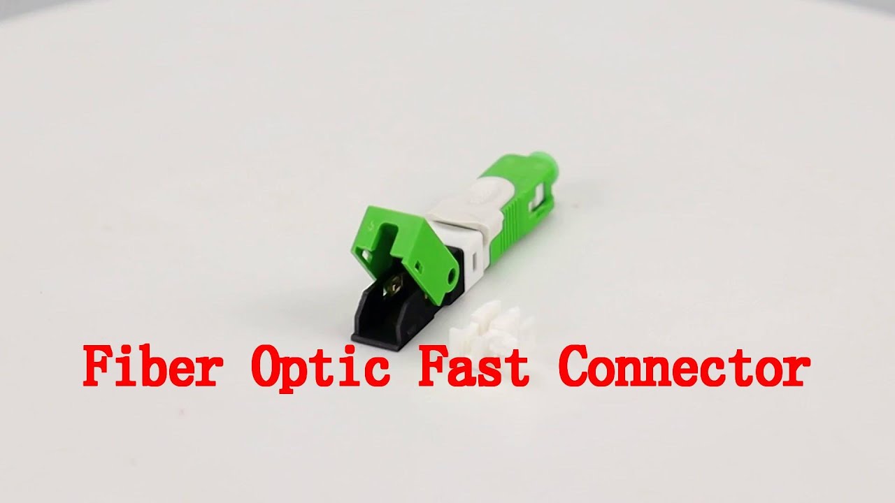 Single Mode Fiber Optic Fast Connector 0.3dB FTTH SC APC Quick Assembly