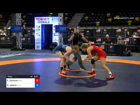 50 Kg Consolation Emma Cochran Grand View Wrestling Club Vs Stefana Jelacic Sunkist Kids Wrestling