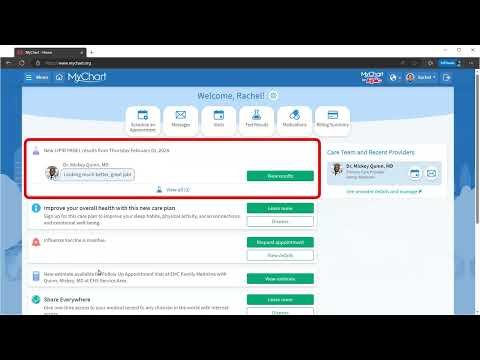 Cool Features In Mychart