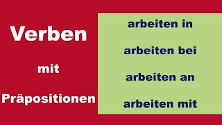 Verben mit Präpositionen - Grundlagen (B1)