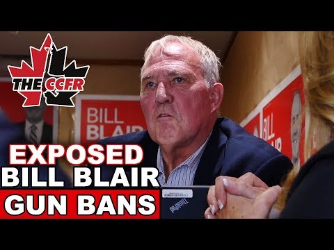 EXPOSED: CCFR Confronts Bill Blair About GUN BANS!