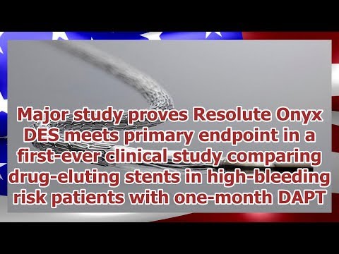 Major study proves Resolute Onyx DES meets primary endpoint in a first-ever clinical study compar...