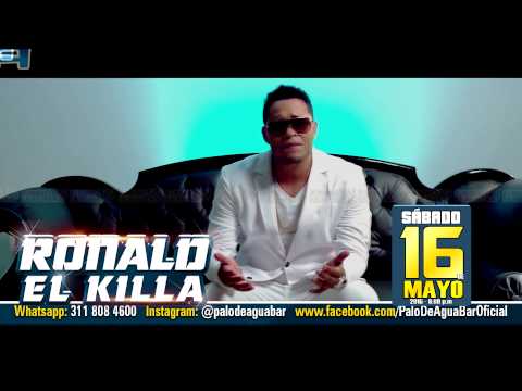 RONALD EL KILLA EN CONCIERTO PALO DE AGUA BAR 16 MAYO