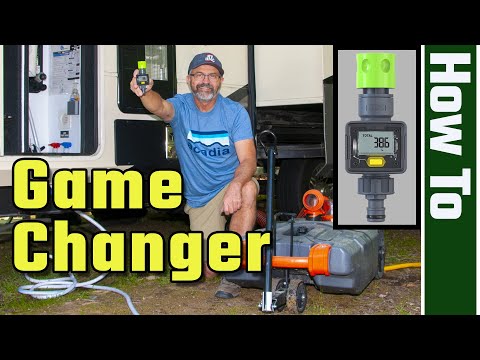 Water Meter Track Usage  & Avoid Sewer Tote Overflow (RV Living) 4K