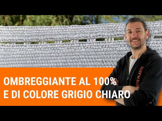 Ombreggiante al 100% e di colore grigio chiaro