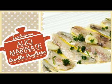 ALICI MARINATE, ricetta originale pugliese