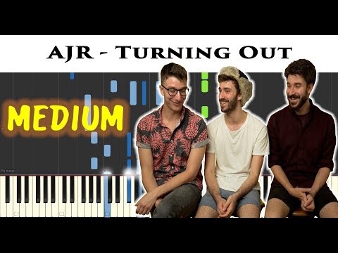 Turning Out - AJR piano tutorial