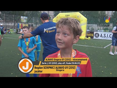 (Interviu) Bogdan SCRIPNIC, jucător ALRAVO Sîngera U11 (2012) (19.06.23) Seria J, U11 (2012), finala