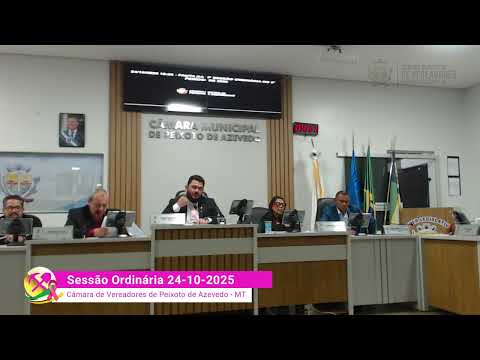 Imagem - Sessão Ordinária de 24 de outubro de 2025