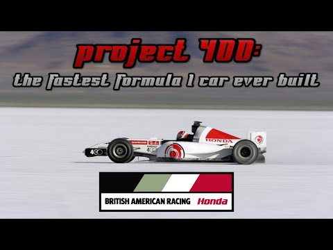 Project 400: The Fastest F1 Car Ever Built