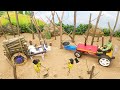 Top Diy Mini Tractor Making Wood Saw Meachine Bullock Cart Radha Krishna Trolly Gauri Ganesh