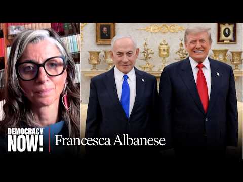 U.N. Expert Francesca Albanese Slams U.S. "Complicity" as ICC-Wanted Netanyahu Visits White House Video-Thumbnail von YouTube