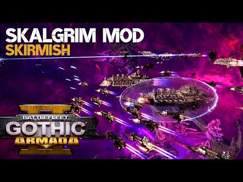 Massive Battle - Escorts Aplenty | Skalgrim Mod Skirmish | Battlefleet Gothic: Armada 2