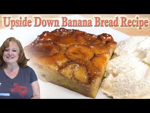 UPSIDE DOWN BANANA BREAD RECIPE | BAKE WITH ME