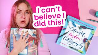 I WROTE A CALLIGRAPHY BOOK! The Creative Chaos Behind the Scenes | Small Business Diaries 04