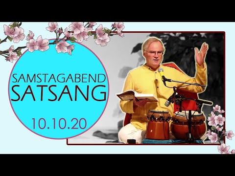 Samstagabend Satsang Mantrasingen Meditation mit Sukadev - Yoga Vidya live  20:00 - 10.10.2020