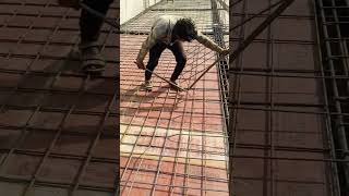 Bent up bar | Crank bar | slab steel #civilengineering  #concrete #construction #viral #shorts