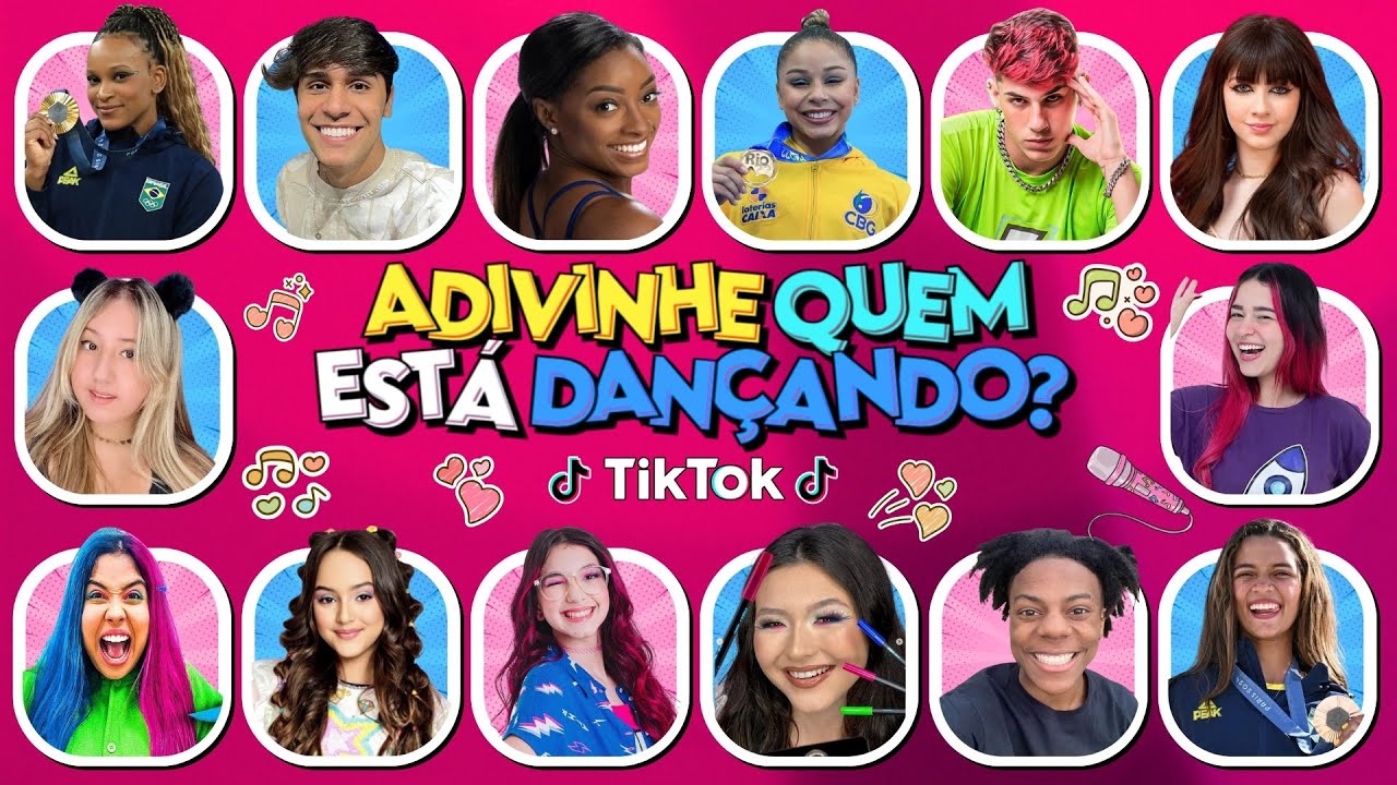 ADIVINHE QUEM DANÇA TIKTOK 🥇🩷🎵 Dance se souber TIKTOK 2024 | Rebeca Andrade, Katlen, void cauan