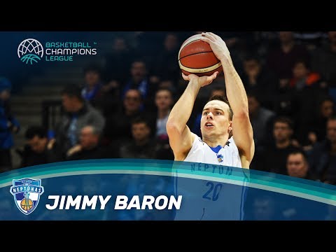 Jimmy Baron's 42pts & 10 3-pointers - Neptunas Klaipeda v Usak Sportif - Basketball Champions League