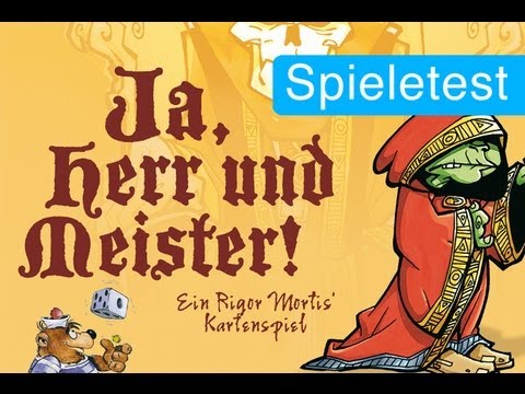 Ja, Herr und Meister! (Kartenspiel) / Anleitung & Rezension / SpieLama