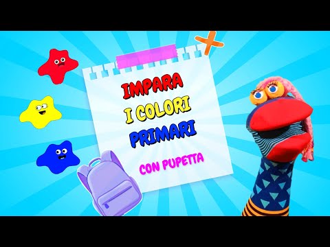 I COLORI PRIMARI PER BAMBINI - Canzone con gioco interattivo!