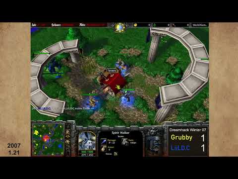 Grubby (O) vs. LiiLD.C (N) on Terenas Stand – Dreamhack Winter 2007 - Losers Final (Game 3)