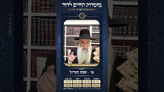 הרב שי פרי - פרשת צו - שבת הגדול תשפ״ו הממתק לשבת