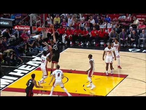 Raptors Highlights: Valanciunas Spin and Slam - April 11, 2018