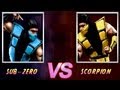 M U G E N EPIC Fights In HD Episode 8 Sub Zero VS Scorpion Mortal Kombat Saga