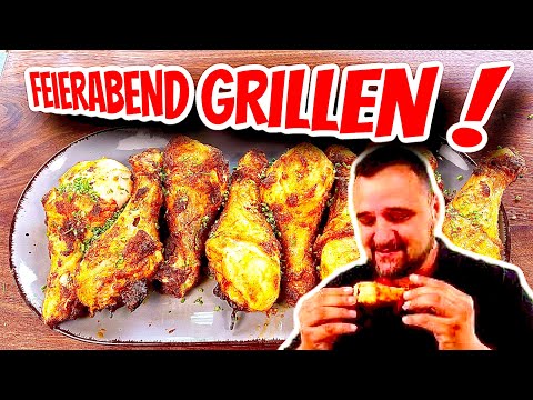 JUICY CHICKEN DRUMSTICKS GRILLED WITH A GUARANTEE OF SUCCESS --- Klaus grills