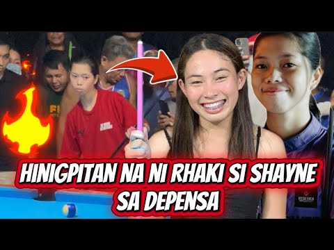 Pro player Rhaki Roj 🆚 lady cobra Shayne Acebar highlights😱