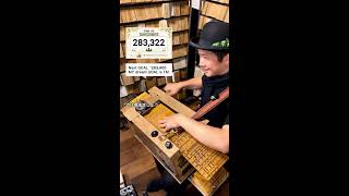 Download lagu NEXT GOAL「283,300」 StreetOrgan MUSIC LIVE🎩🌀♪　Hand made Instrument & Music Card mp3