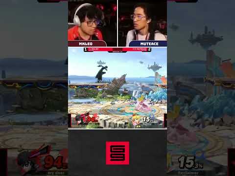 EVEN MKLEO'S ARSENE WASN'T ENOUGH TO STOP MUTEACE'S PEACH BARRAGE!!! #smashultimate #shorts #gaming