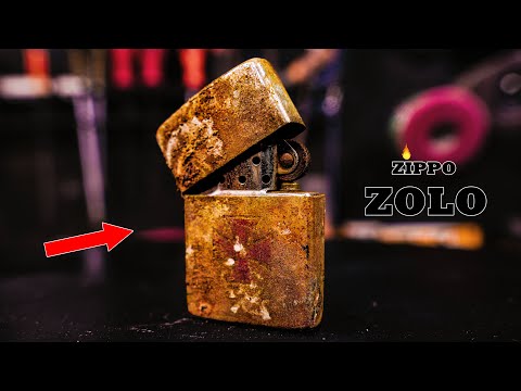 Zippo Zorro Lighter Restoration, Vietnam War MEDIC Repair