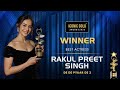 Rakulpreet Singh Wins Best Actress For De De Pyaar De 2 At Iconic Gold Awards 2026