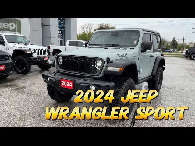2024 Jeep Wrangler Sport in Cars & Trucks in Sarnia