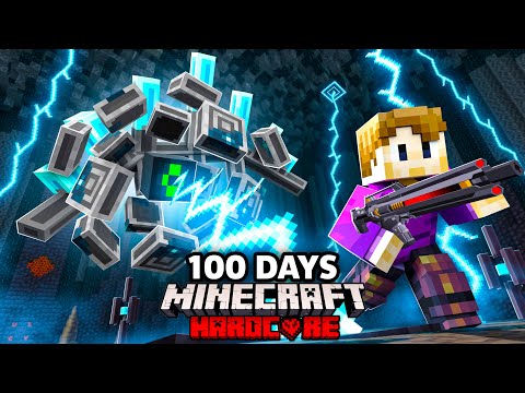 I Survived 100 Days in SCI-FI Minecraft Hardcore! (Beyond Cosmo)