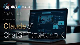 ChatGPT対抗機能ついに登場、Anthropic新展開｜今日のAIニュース 7/14