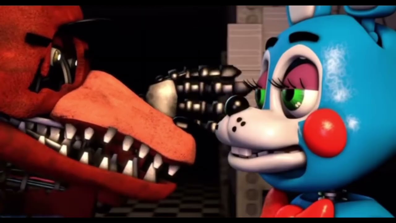 IT BE THE NIGHT GUARD! funny fnaf vid #fnaf2 #nightguard #foxy #mangle #bonnie #freddy #shorts
