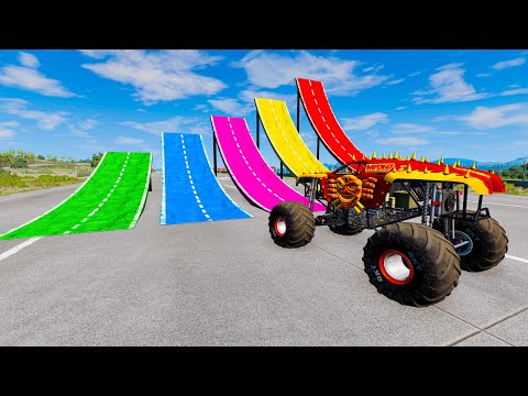Which Ramp gives Longest Jump #3 Beamng.drive