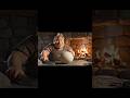 Barney Rubble Eats A Giant Ostrich Egg Ultra Realistic Stone Age ASMR Asmr
