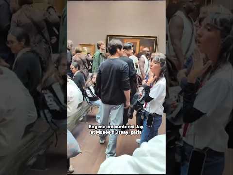 Engene encountered Jay at Musée d'Orsay, paris #enhypen #jay #engene