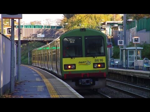 Dart train number 8616 - Killester Station, Dublin