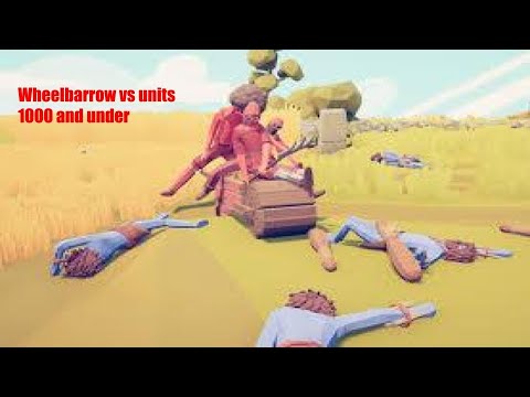 Tabs wheelbarrow vs every unit 1000 and under