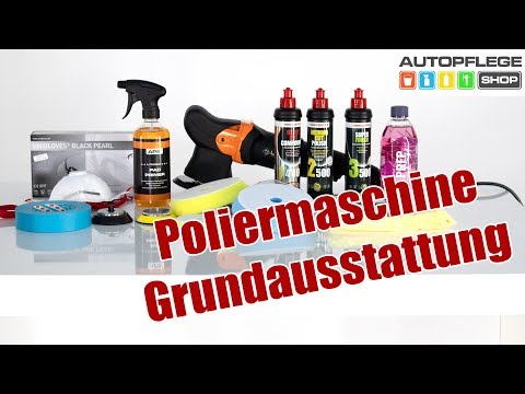 Poliermaschine Grundausstattung - Set für Anfänger - Autopflege